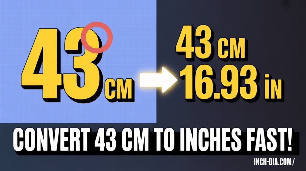 How to Easily Convert 43 cm to Inches: A Step-by-Step Guide
