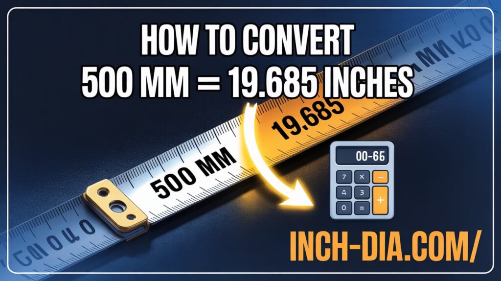 How to Convert 500 mm to Inches: Your Ultimate Guide