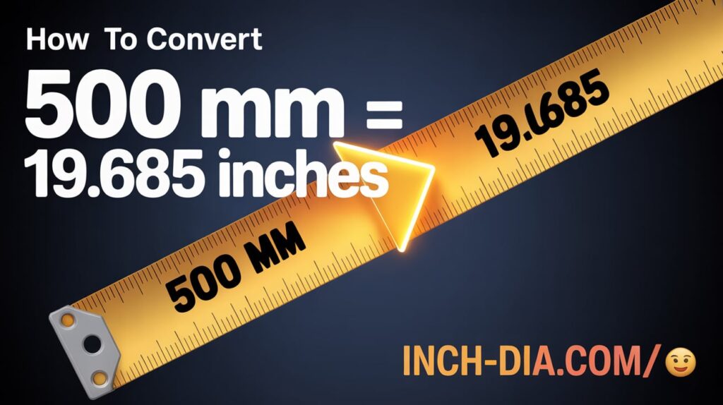 How to Convert 500 mm to Inches: Your Ultimate Guide