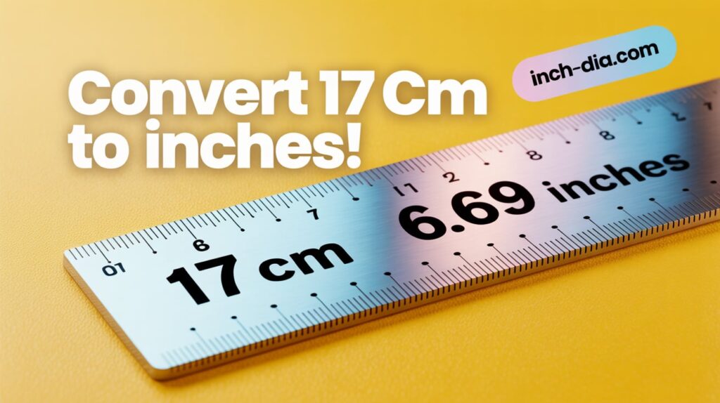 How to Convert 17cm to Inches?: Your Complete Guide
