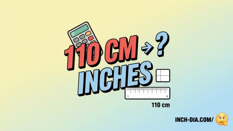 How to Convert 110 cm to Inches: A Simple Step-by-Step Guide 2025