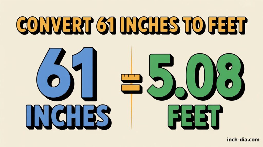 How to Convert 61 Inches to Feet: Your Ultimate Guide to Inches to Feet Conversion