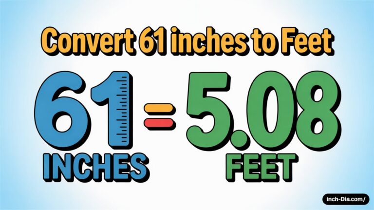 How to Convert 61 Inches to Feet: Your Ultimate Guide to Inches to Feet Conversion