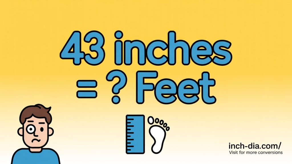 How to Convert 43 Inches to Feet: A Comprehensive Guide 2025