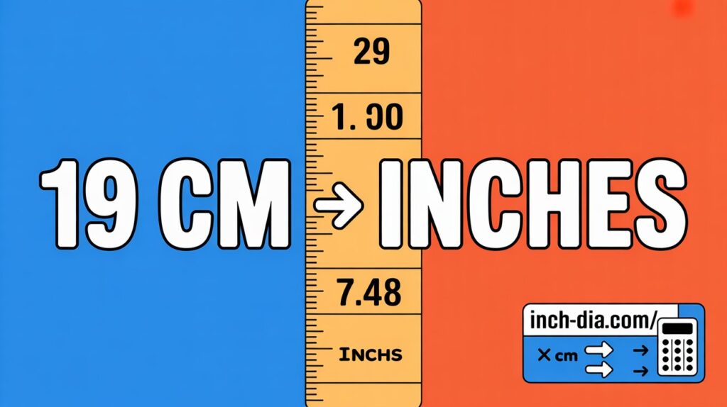 How to Convert 19 cm to Inches: A Simple Guide 2025