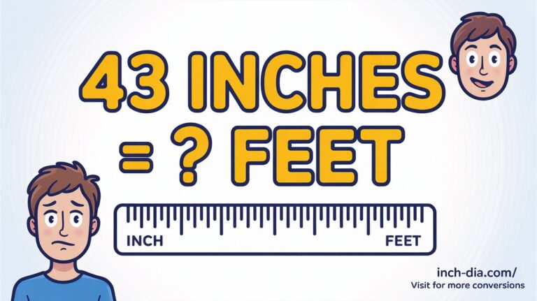 How to Convert 43 Inches to Feet: A Comprehensive Guide 2025
