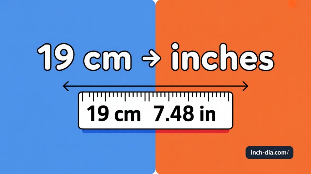 How to Convert 19 cm to Inches: A Simple Guide 2025