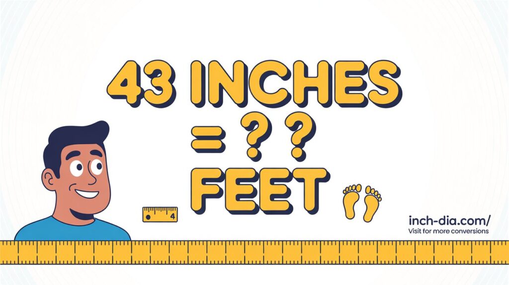 How to Convert 43 Inches to Feet: A Comprehensive Guide 2025
