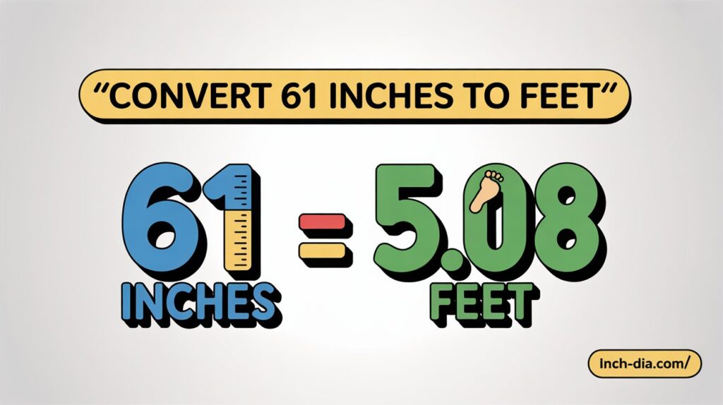 How to Convert 61 Inches to Feet: Your Ultimate Guide to Inches to Feet Conversion