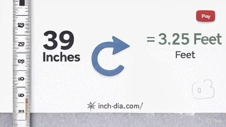 How to Convert 39 Inches to Feet: Your Ultimate Guide to Inches to Feet Conversion