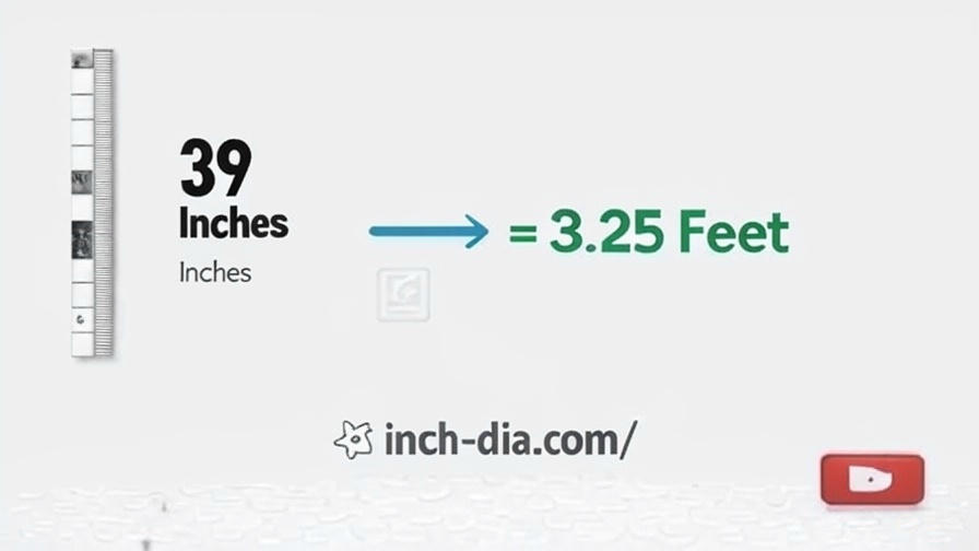 How to Convert 39 Inches to Feet: Your Ultimate Guide to Inches to Feet Conversion