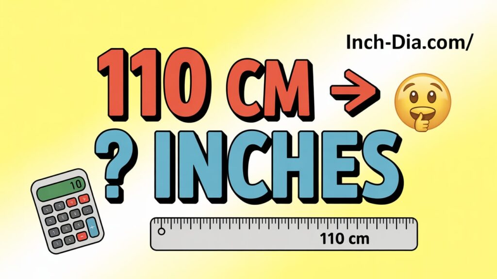 How to Convert 110 cm to Inches: A Simple Step-by-Step Guide 2025