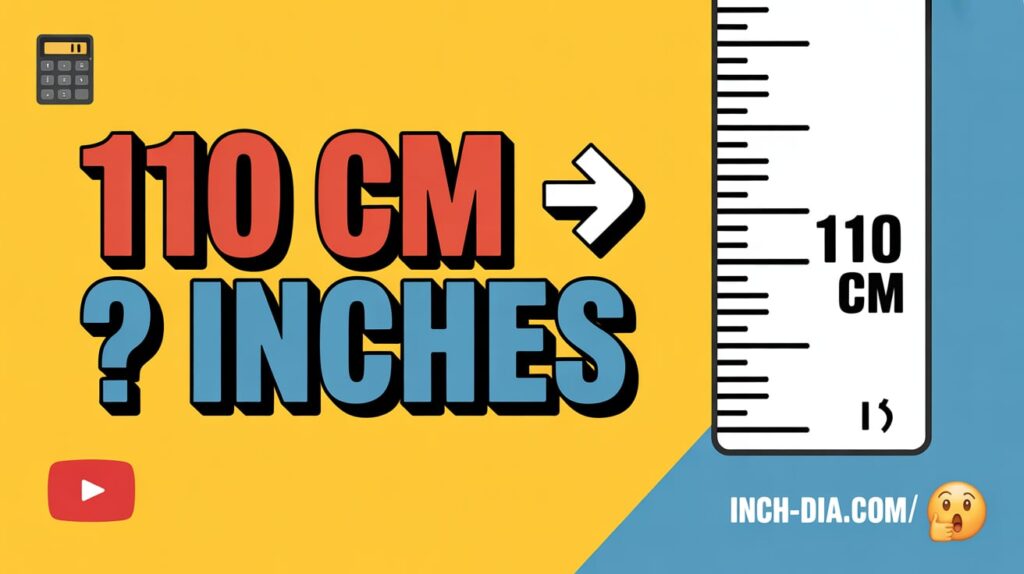 How to Convert 110 cm to Inches: A Simple Step-by-Step Guide 2025