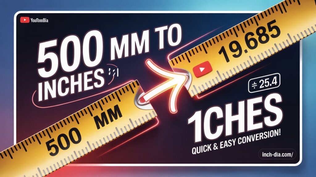 How to Convert 500 mm to Inches: Your Ultimate Guide