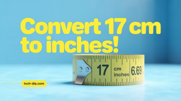 How to Convert 17cm to Inches?: Your Complete Guide