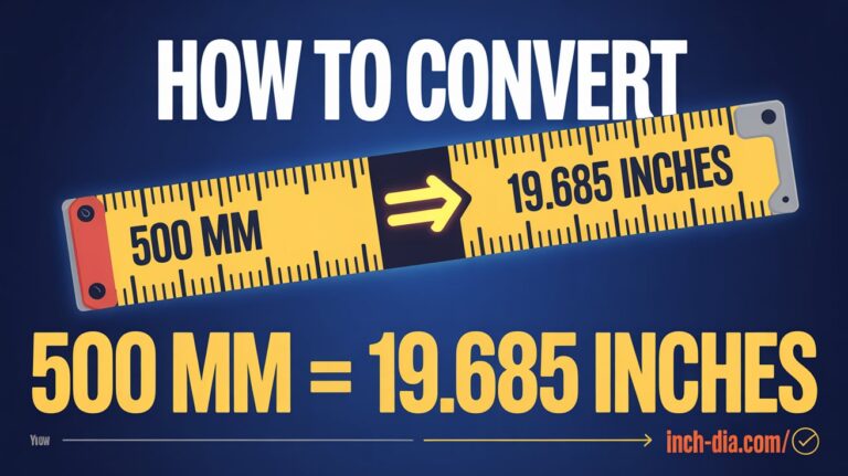 How to Convert 500 mm to Inches: Your Ultimate Guide